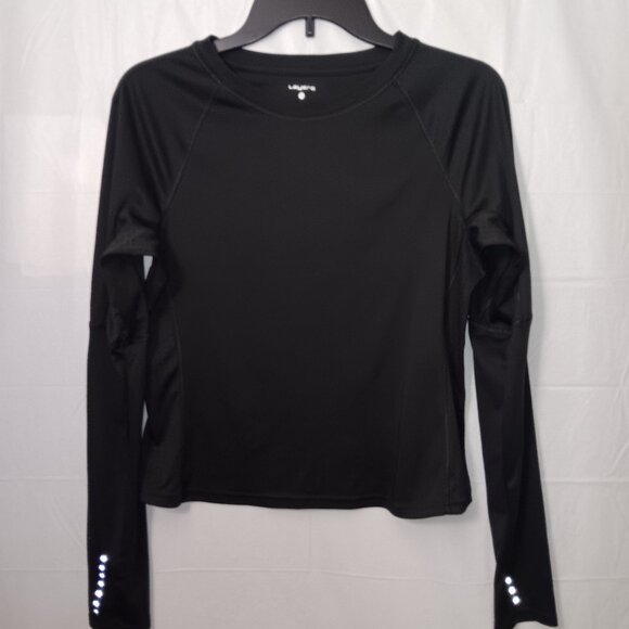 Layer 8 Tops - LAYER 8 MESH SIDES THUMB HOLES ACTIVE TOP